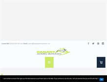 Tablet Screenshot of canaryadminservices.com
